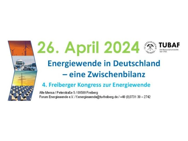 4. Freiberger Kongress zur Energiewende