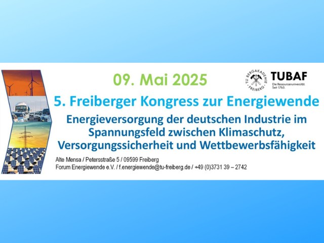 5. Freiberger Kongress zur Energiewende