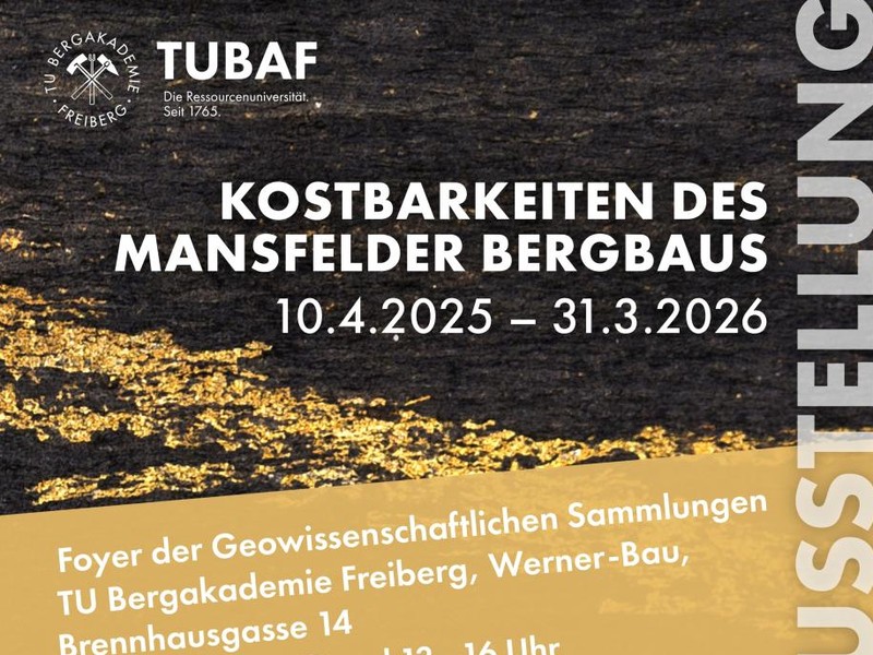 Eröffnung der neuen Sonderausstellung "Kostbarkeiten des Mansfelder Bergbaus"