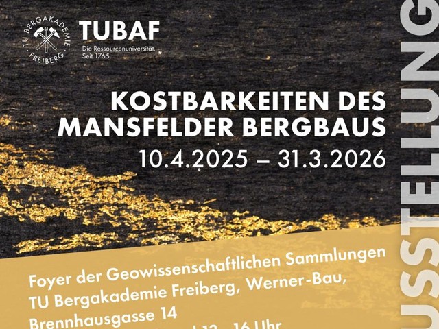 Eröffnung der neuen Sonderausstellung "Kostbarkeiten des Mansfelder Bergbaus"