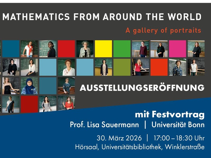 Ausstellungseröffnung "WOMEN OF MATHEMATICS"
