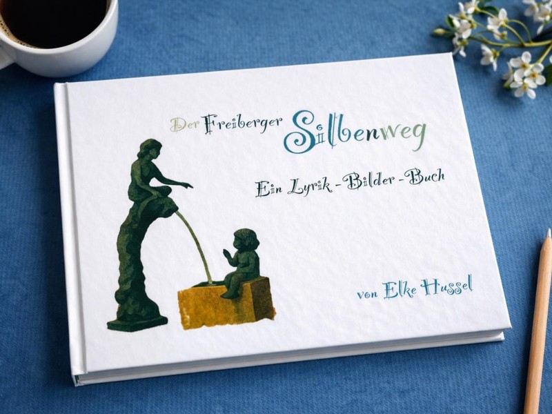 Elke Hussel liest aus ihrem neuen Buch „Der Freiberger Silbenweg. Ein Lyrik-Bilder-Buch“
