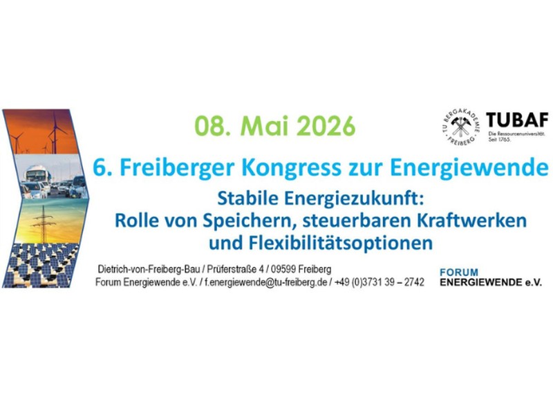 6. Freiberger Kongress zur Energiewende