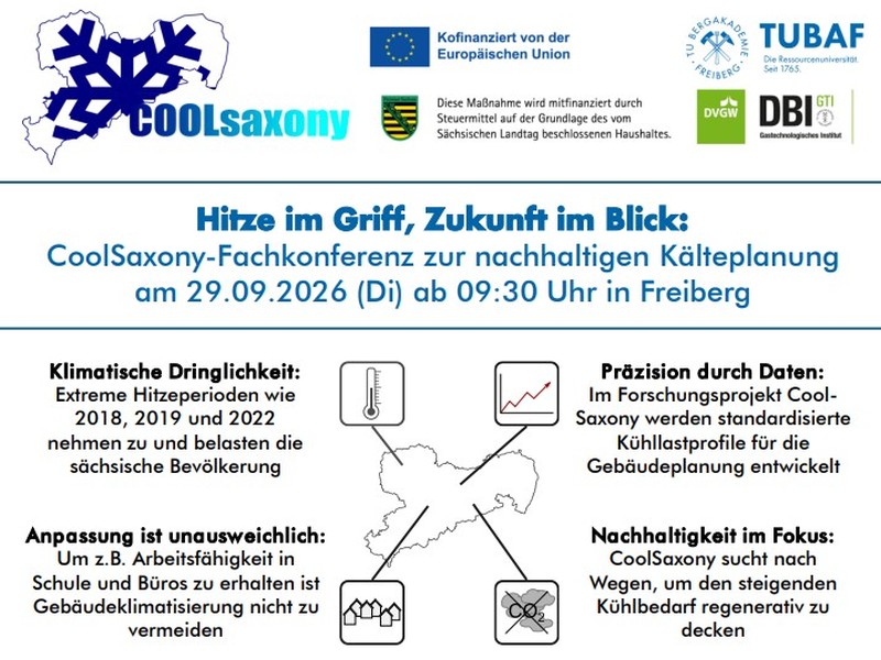 Hitze im Griff, Zukunft im Blick: CoolSaxony-Fachkonferenz zur nachhaltigen Kälteplanung