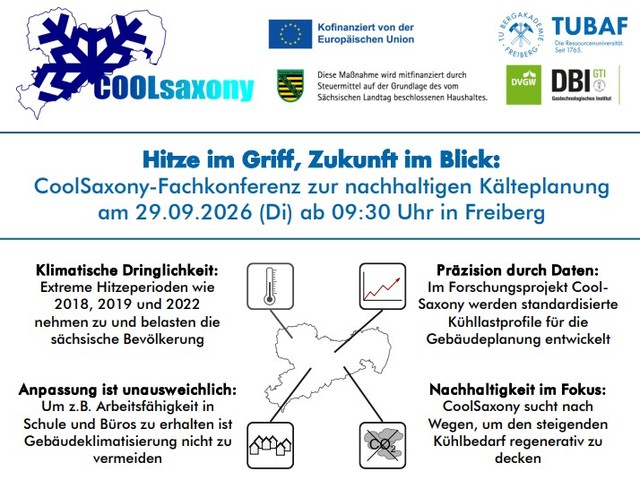 Hitze im Griff, Zukunft im Blick: CoolSaxony-Fachkonferenz zur nachhaltigen Kälteplanung