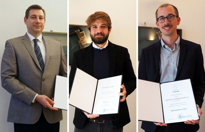 Drei neue Professoren