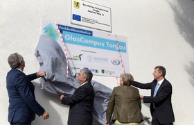 GlasCampus der TU Freiberg und des Landkreises Nordsachsen am Berufsschulzentrum Torgau eröffnet