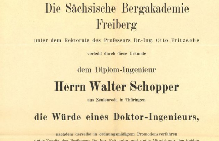 100 Jahre eigenständiges Promotionsrecht - ab 5. Juni online