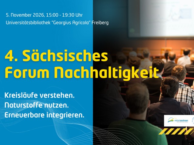 4. Sächsisches Forum Nachhaltigkeit